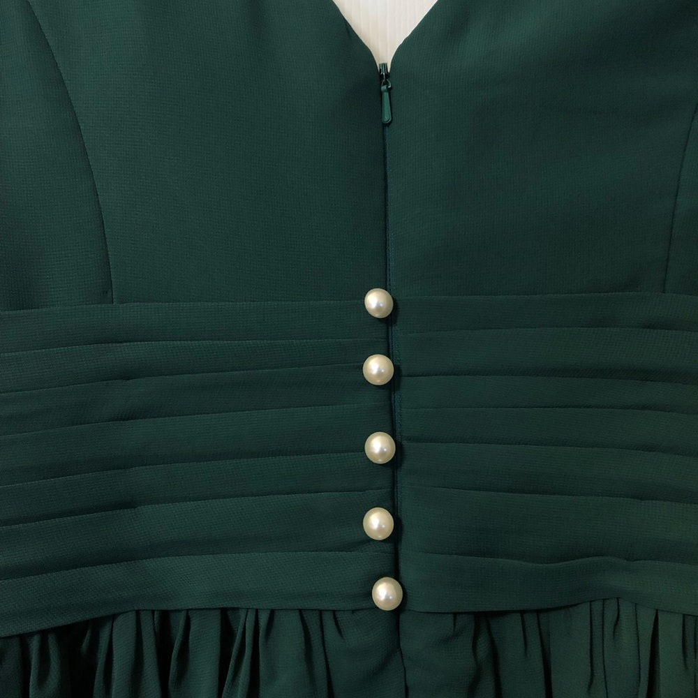 GREEN FORMAL DRESS SZ 12